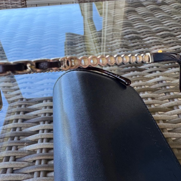 Chanel Gold Brown Square Sunglasses CH4281QH - Picture 6 of 7